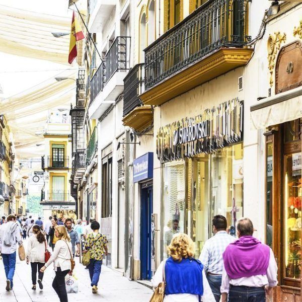 Shopping in the centre of Seville
