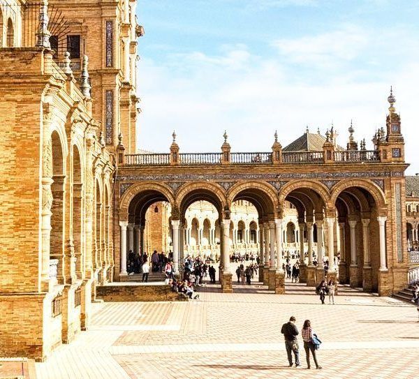 The Plaza de España in Seville