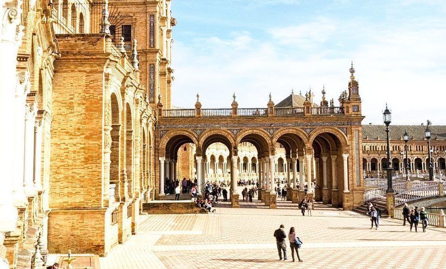 The Plaza de España in Seville